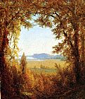 Sanford Robinson Gifford Canvas Paintings - Hook Mountain on the Hudson River
